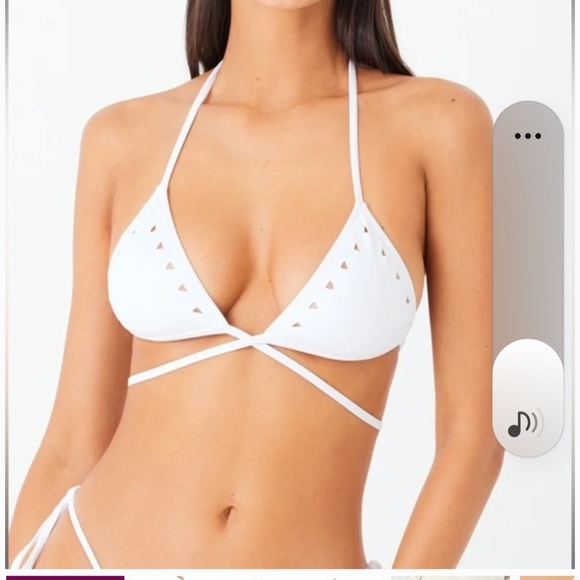 ***GIGI C White Christina Cutout Bikini Set. NWT*** - Picture 2 of 13